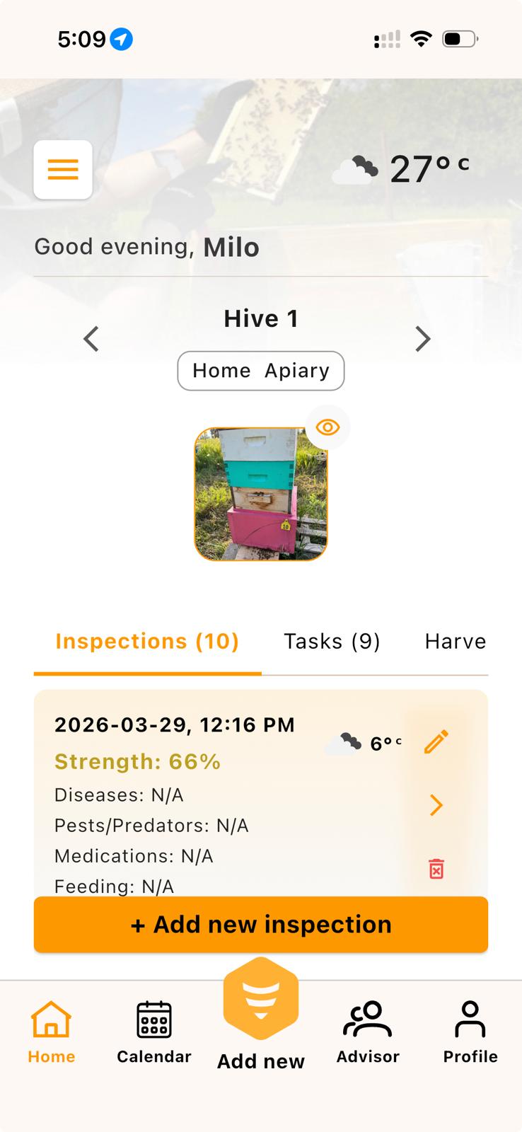 Mobile app screen 3